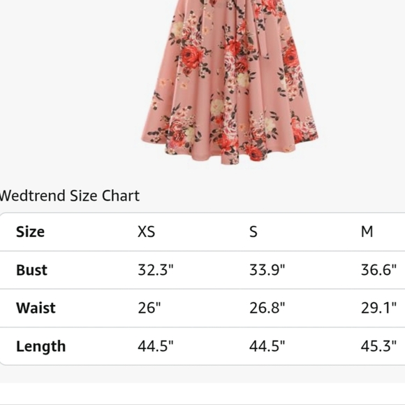 Dusty Rose Chic Floral Midi Dress - Picture 2 of 3